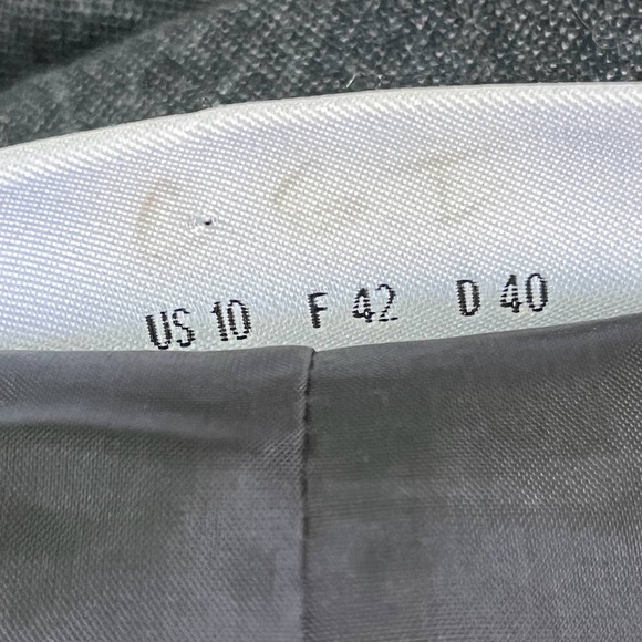 Akris Punto Charcoal Gray Three-Button Wool Blazer Women's Size 10 - Picture 14 of 15